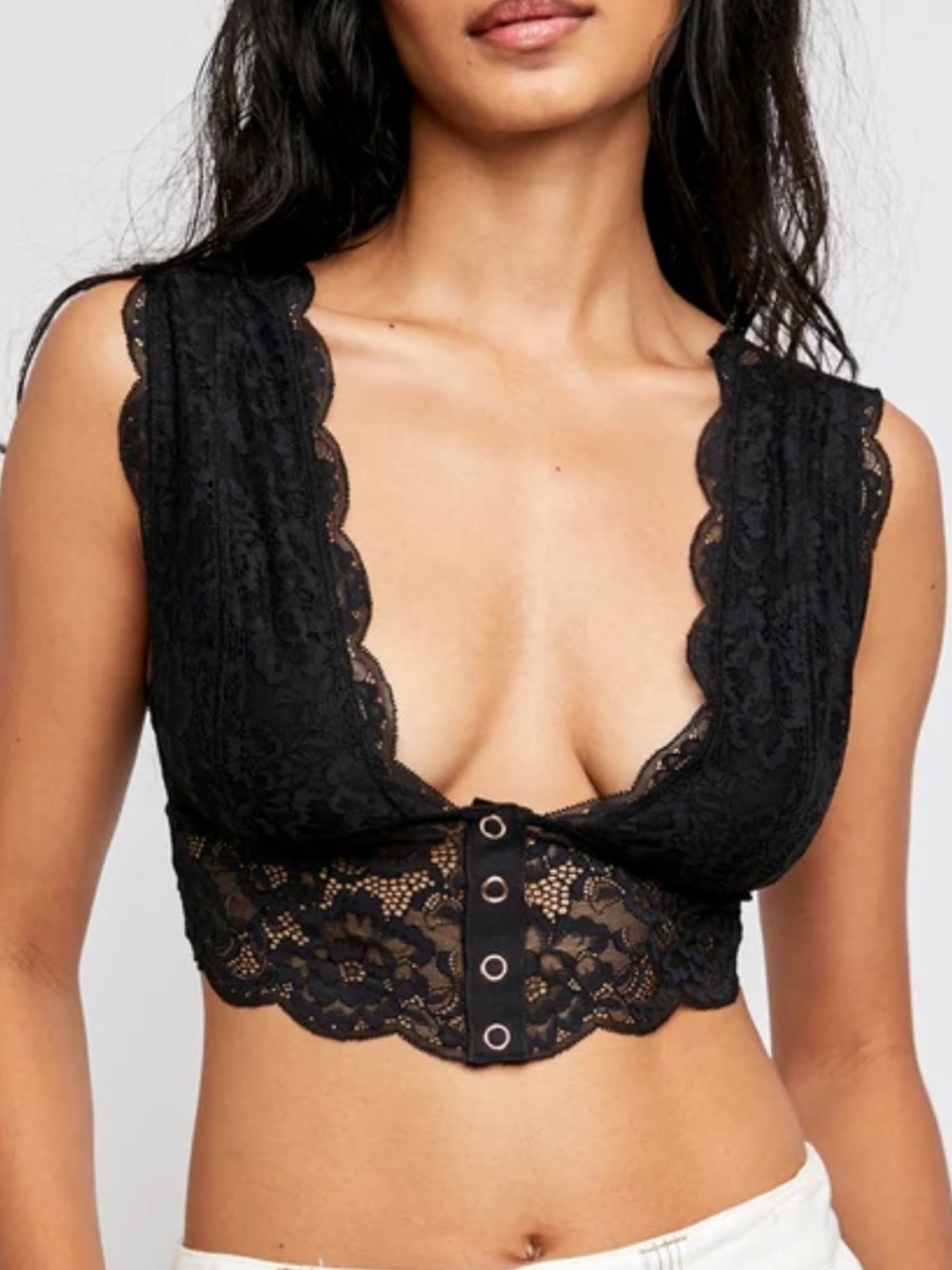 Free People Lace Crop Top